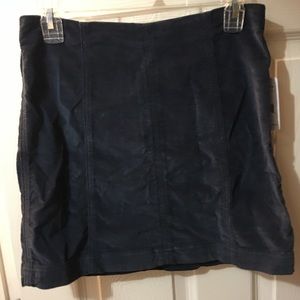 Free People Corduroy Skirt in Indigo